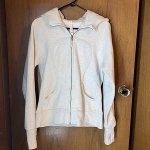 Lululemon jacket. Size 10. Heather White.